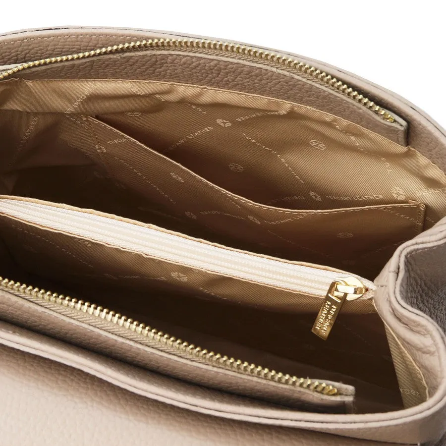 Silene Leather Handbag Backpack Convertible