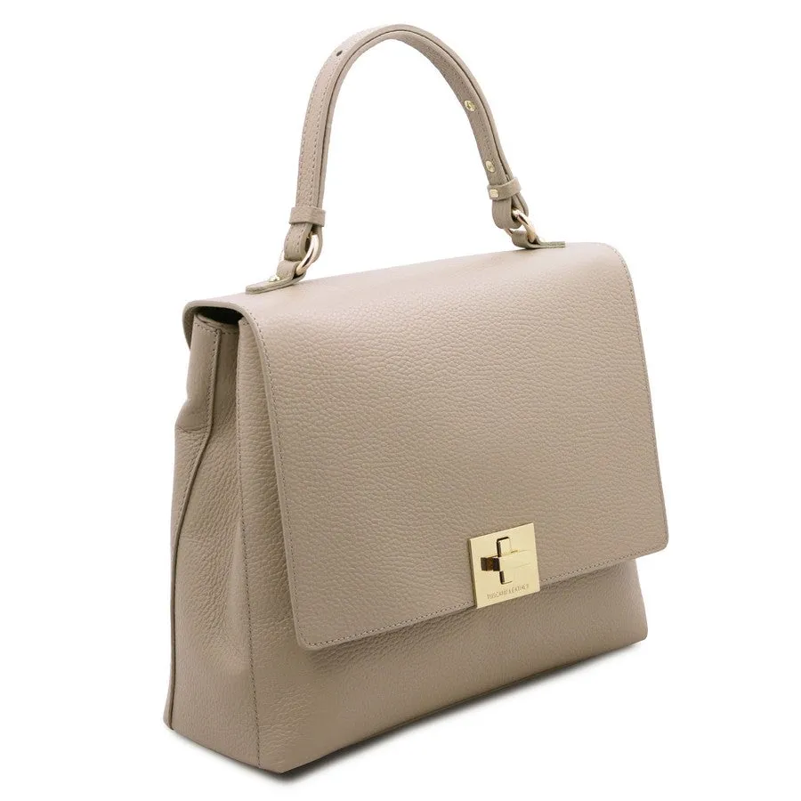 Silene Leather Handbag Backpack Convertible