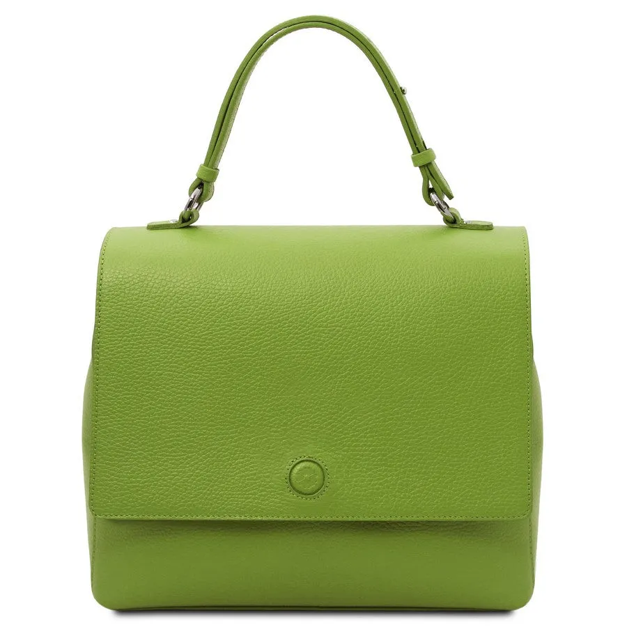 Silene Leather Handbag Backpack Convertible