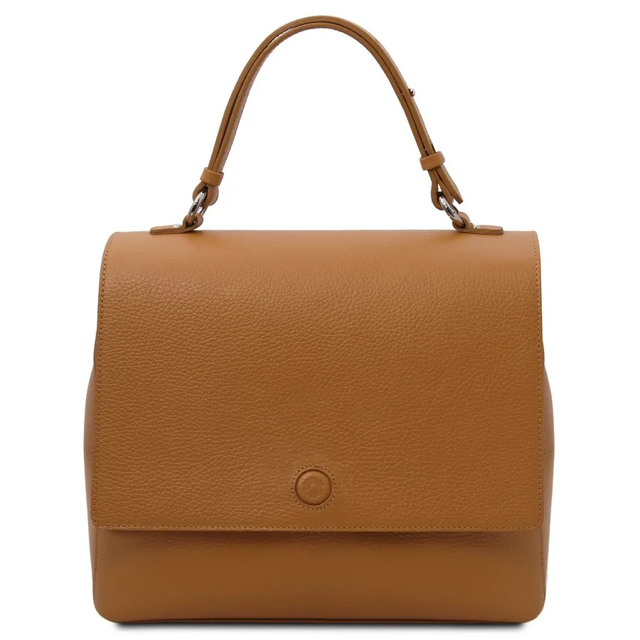 Silene Leather Handbag Backpack Convertible