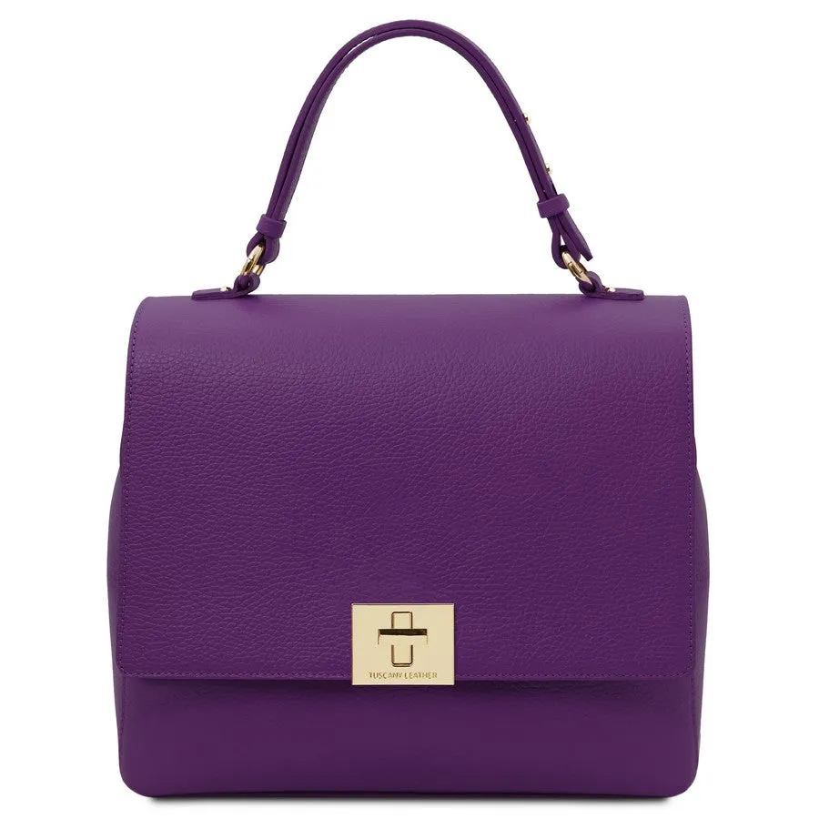 Silene Leather Handbag Backpack Convertible