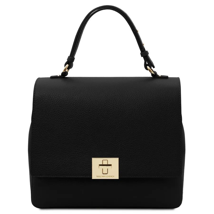 Silene Leather Handbag Backpack Convertible