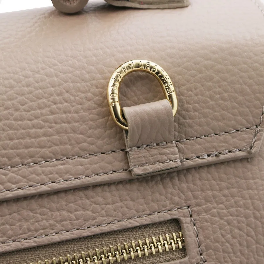 Silene Leather Handbag Backpack Convertible