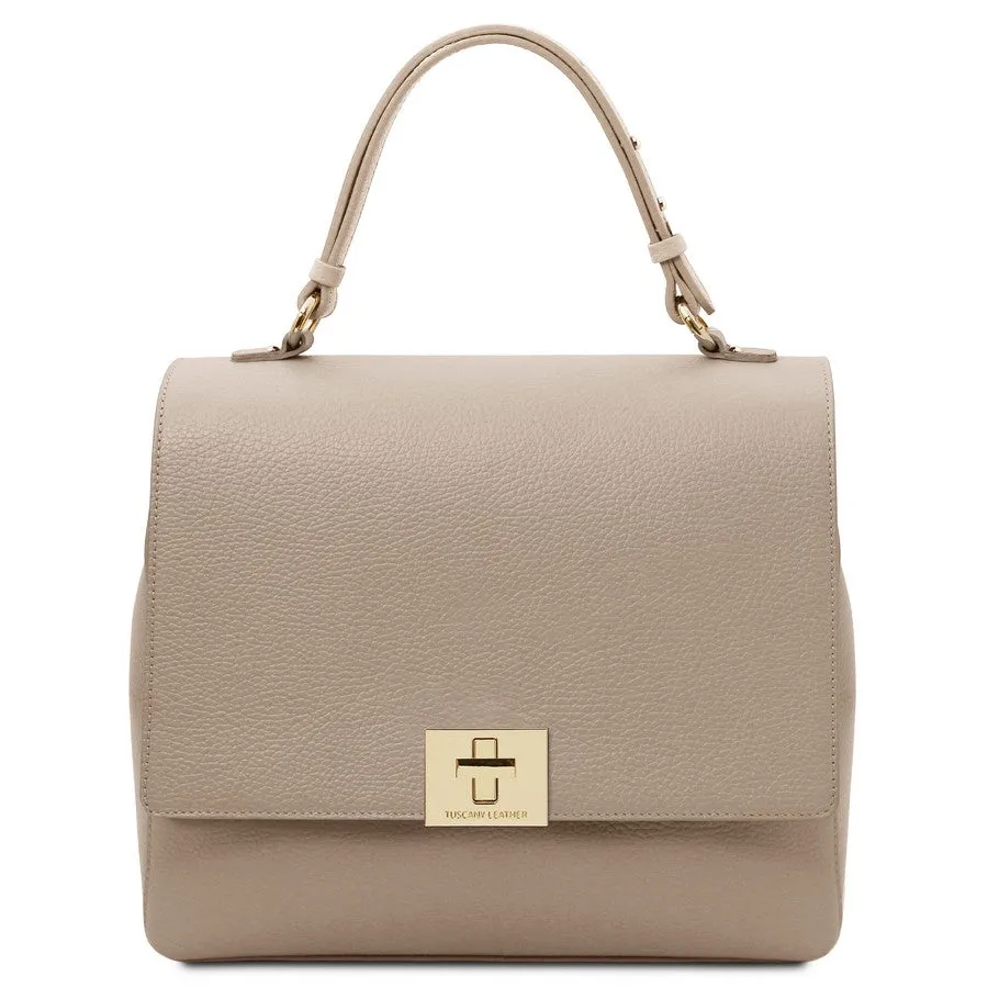 Silene Leather Handbag Backpack Convertible