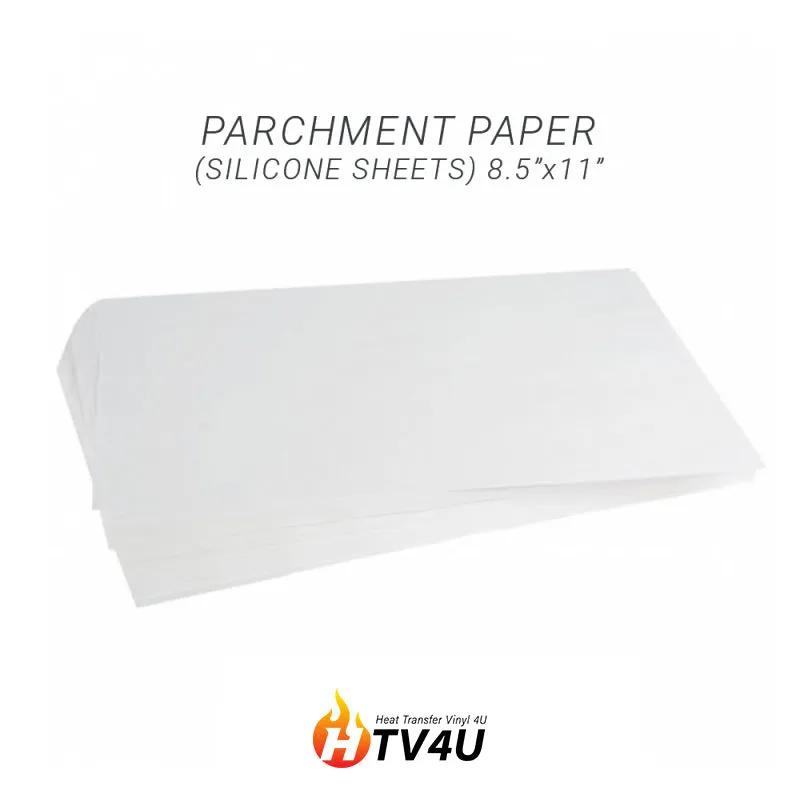 Silicone Parchment Paper 8.5" x 11" (10 Sheets)