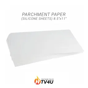 Silicone Parchment Paper 8.5" x 11" (10 Sheets)