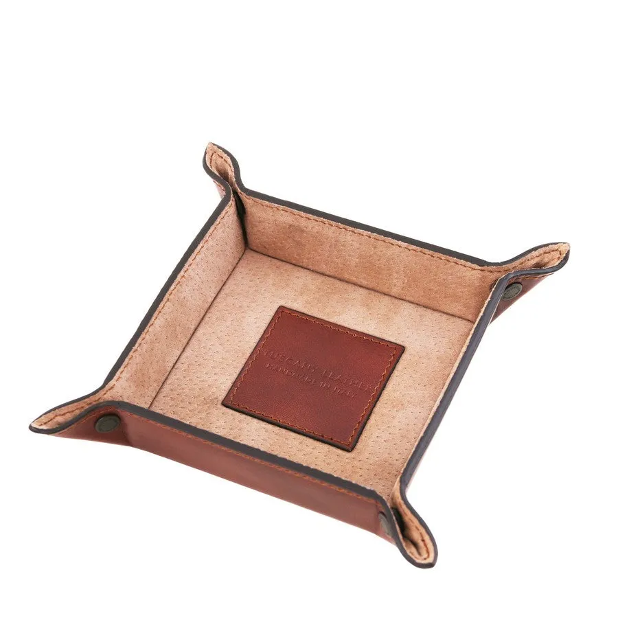 Small Leather Desk Tidy Tray