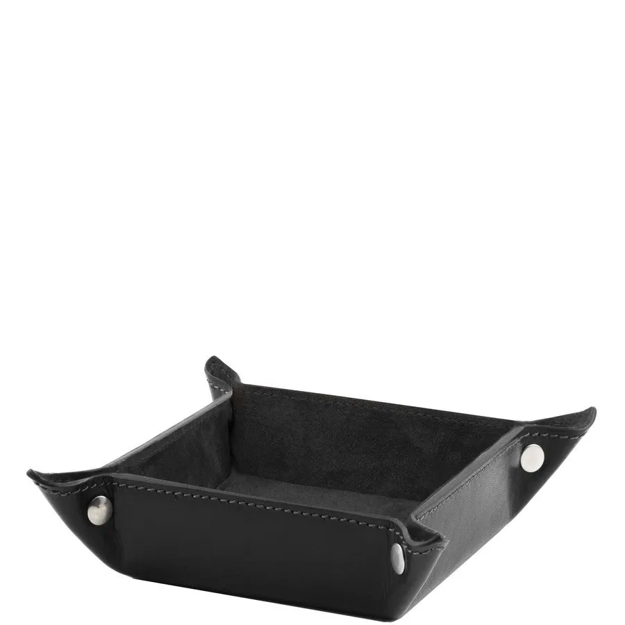Small Leather Desk Tidy Tray