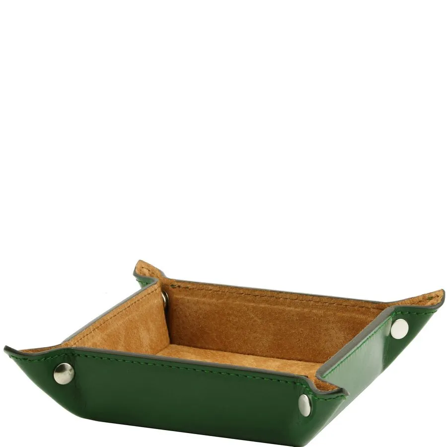 Small Leather Desk Tidy Tray