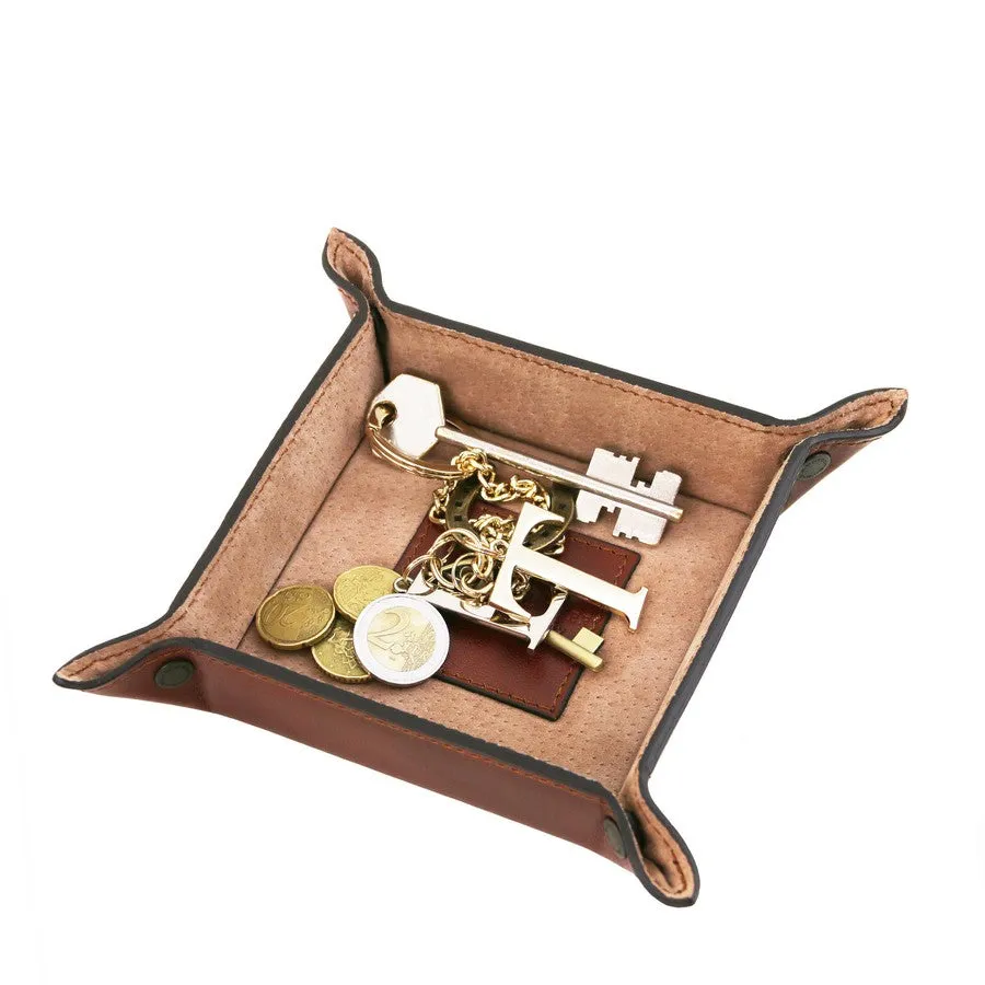 Small Leather Desk Tidy Tray