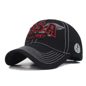 Snapback Caps Women USA Men Baseball Cap Hats For Men Bone Gorras Cotton Male Baseball Hat Casquette Hip Hop America Dad Hat Cap