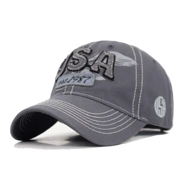 Snapback Caps Women USA Men Baseball Cap Hats For Men Bone Gorras Cotton Male Baseball Hat Casquette Hip Hop America Dad Hat Cap