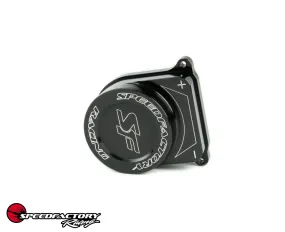 SpeedFactory Racing Billet Distributor Cap Delete - B16, B18A/B, D15, D16, (OEM Part Numbers TD41U, TD42U, TD44U, TD46U, TD55U, TD61U, TD73U, TD74U, TD81U) - SF-02-082