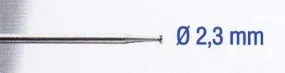 STEEL ENGRAVING CUTTERS 2.3MM.WHEEL.SH2.35MM.2PCS
