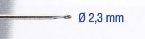 STEEL ENGRAVING CUTTERS2.3MM.FLAME.SH2.35MM.2PCS