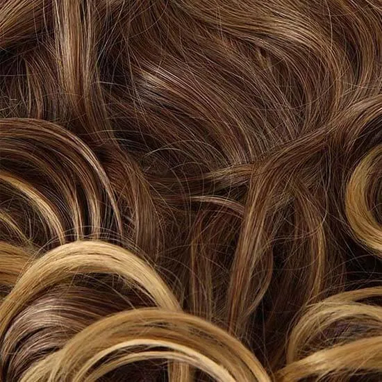 Stranded 20" Heat Resistant Curly Clip In Hair Extensions