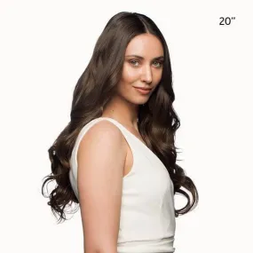 Stranded 20" Heat Resistant Curly Clip In Hair Extensions