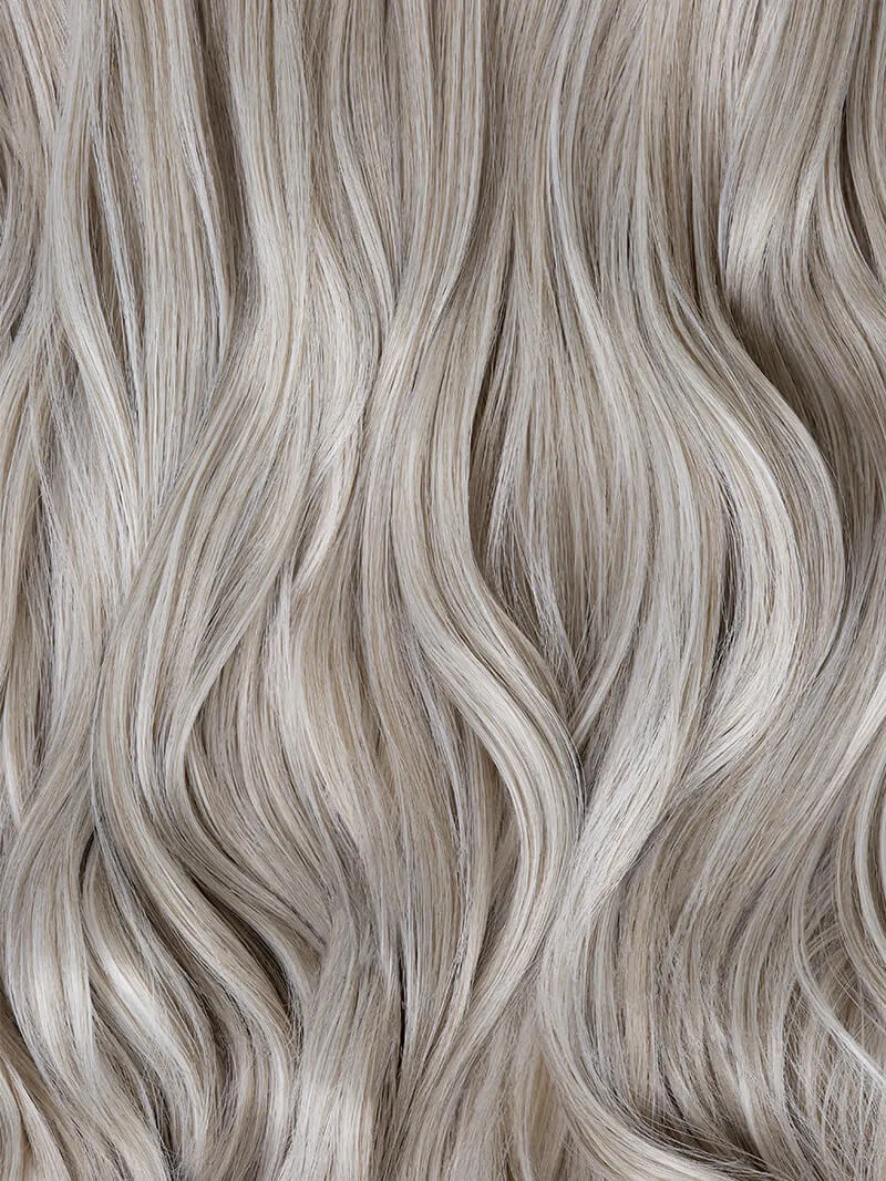 Stranded 20" Heat Resistant Curly Clip In Hair Extensions