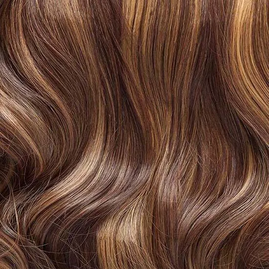 Stranded 20" Heat Resistant Curly Clip In Hair Extensions