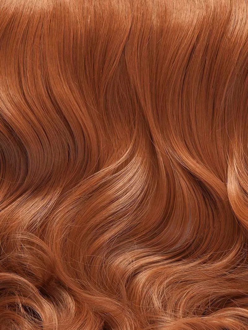 Stranded 20" Heat Resistant Curly Clip In Hair Extensions