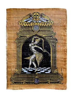 Temple Dancer Collectors Edition HPM Hand Embellished Silkscreen by Marwan Shahin