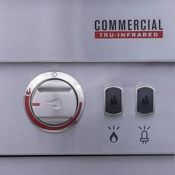 The Char-Broil COMMERCIAL SERIES™ TRU-Infrared™ 4-BURNER GAS GRILL