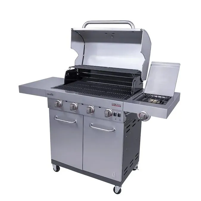 The Char-Broil COMMERCIAL SERIES™ TRU-Infrared™ 4-BURNER GAS GRILL