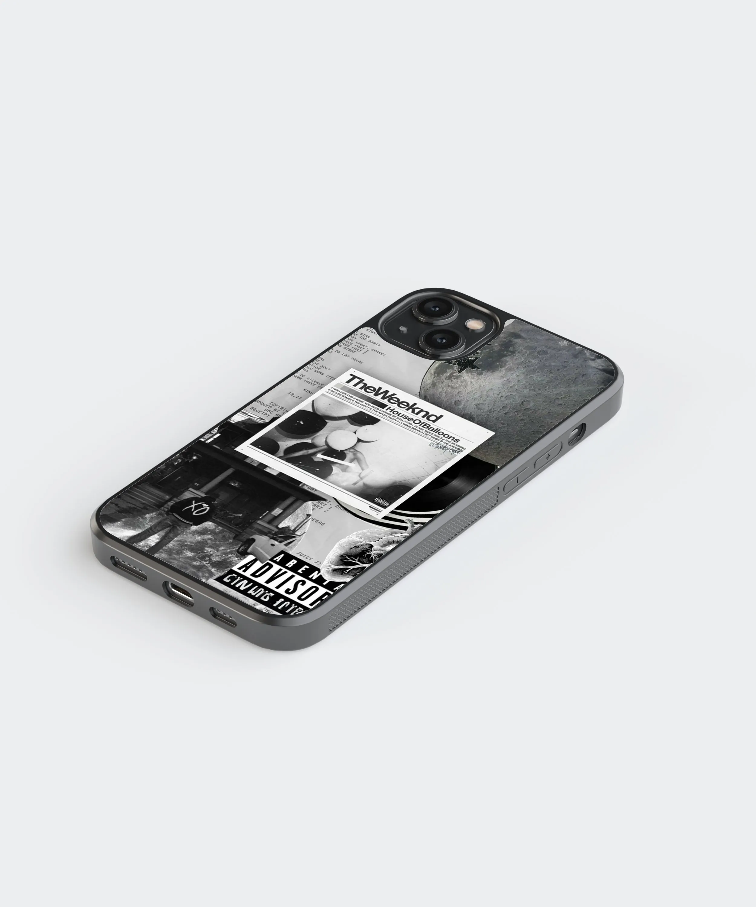 The Weeknd House of Balloon Spotify Glass Phone Case Cover