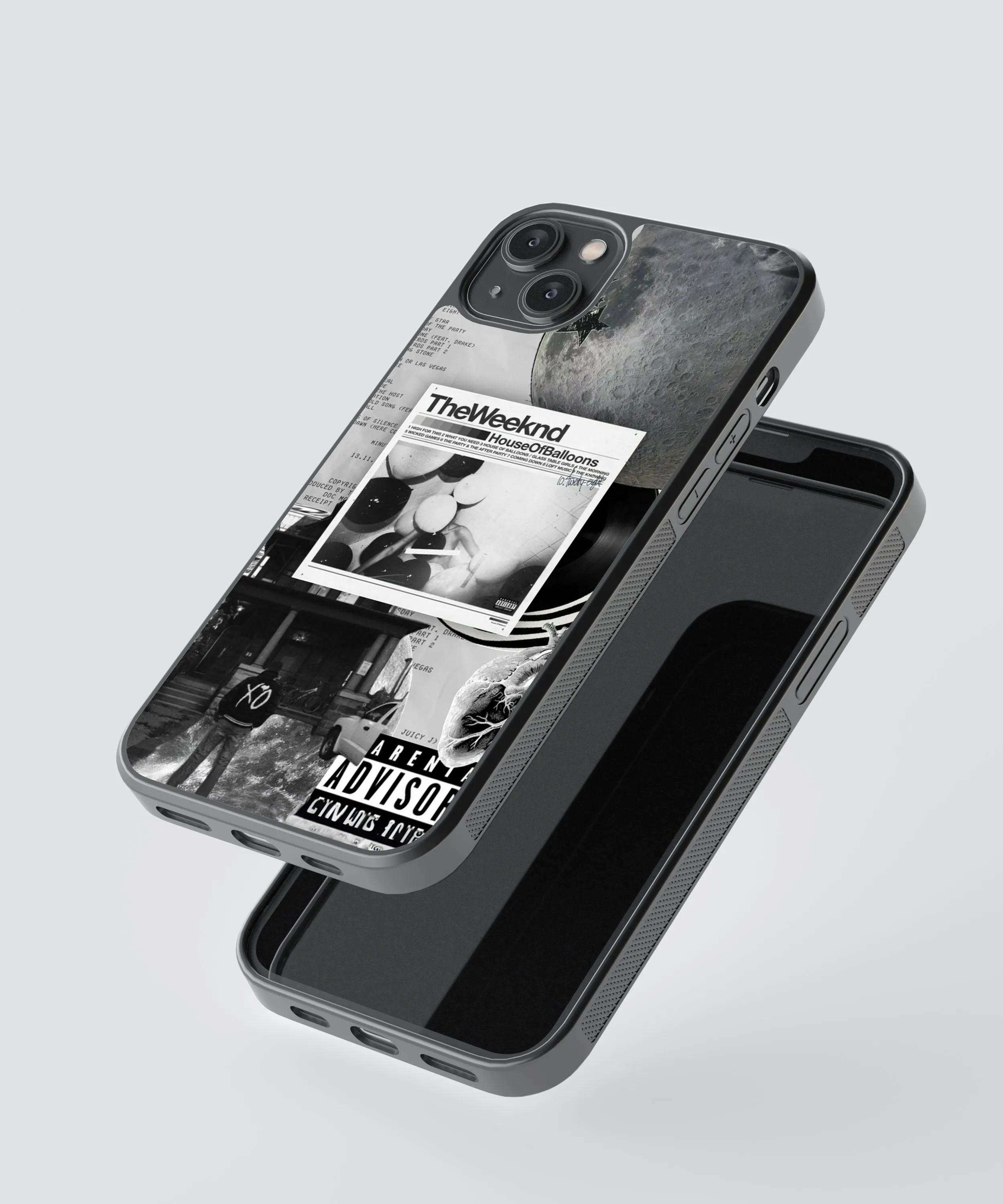 The Weeknd House of Balloon Spotify Glass Phone Case Cover