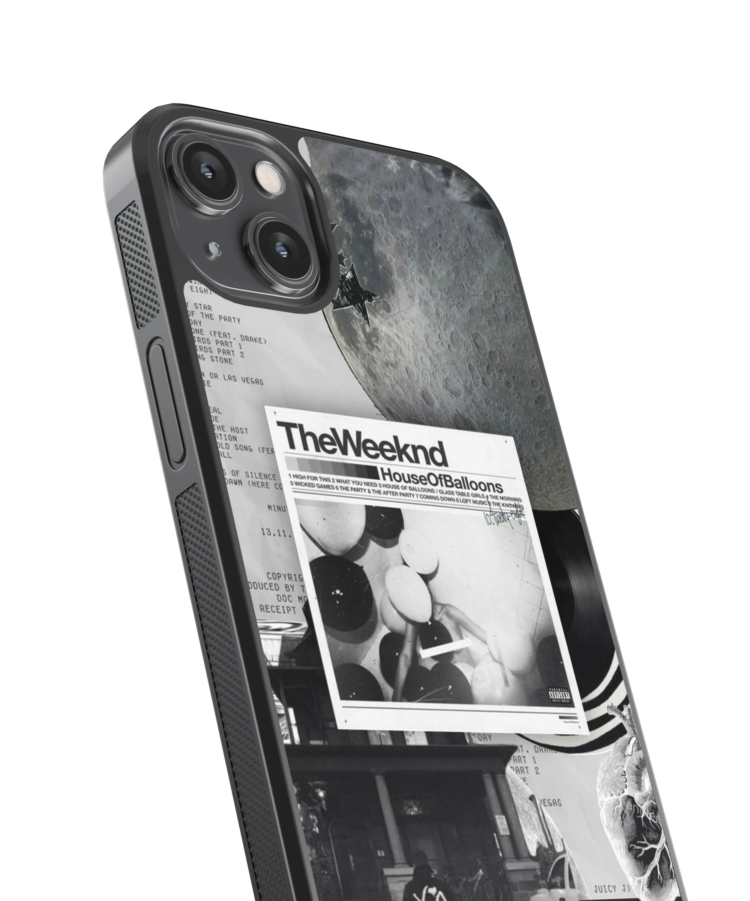 The Weeknd House of Balloon Spotify Glass Phone Case Cover