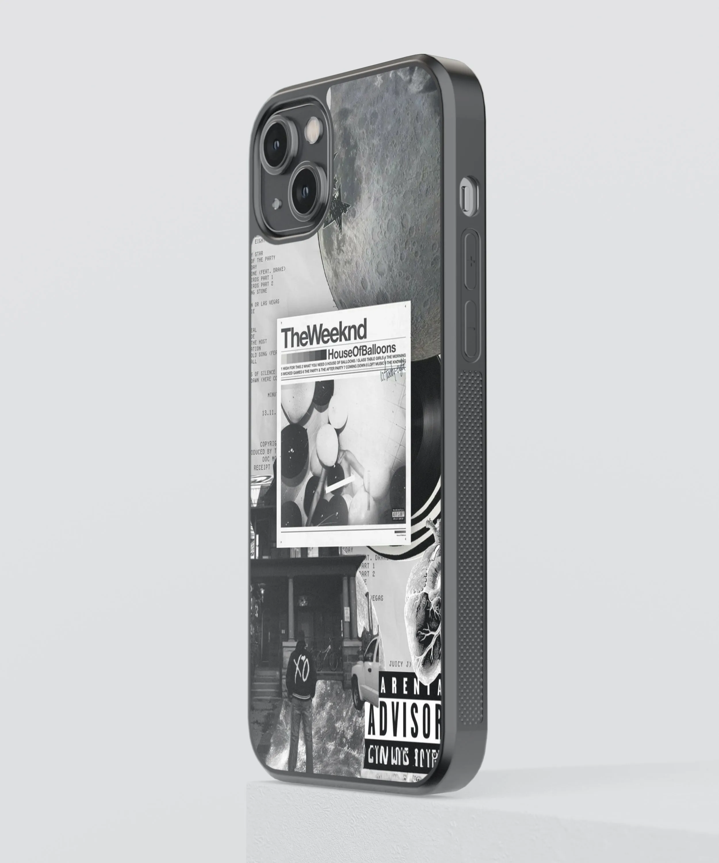 The Weeknd House of Balloon Spotify Glass Phone Case Cover