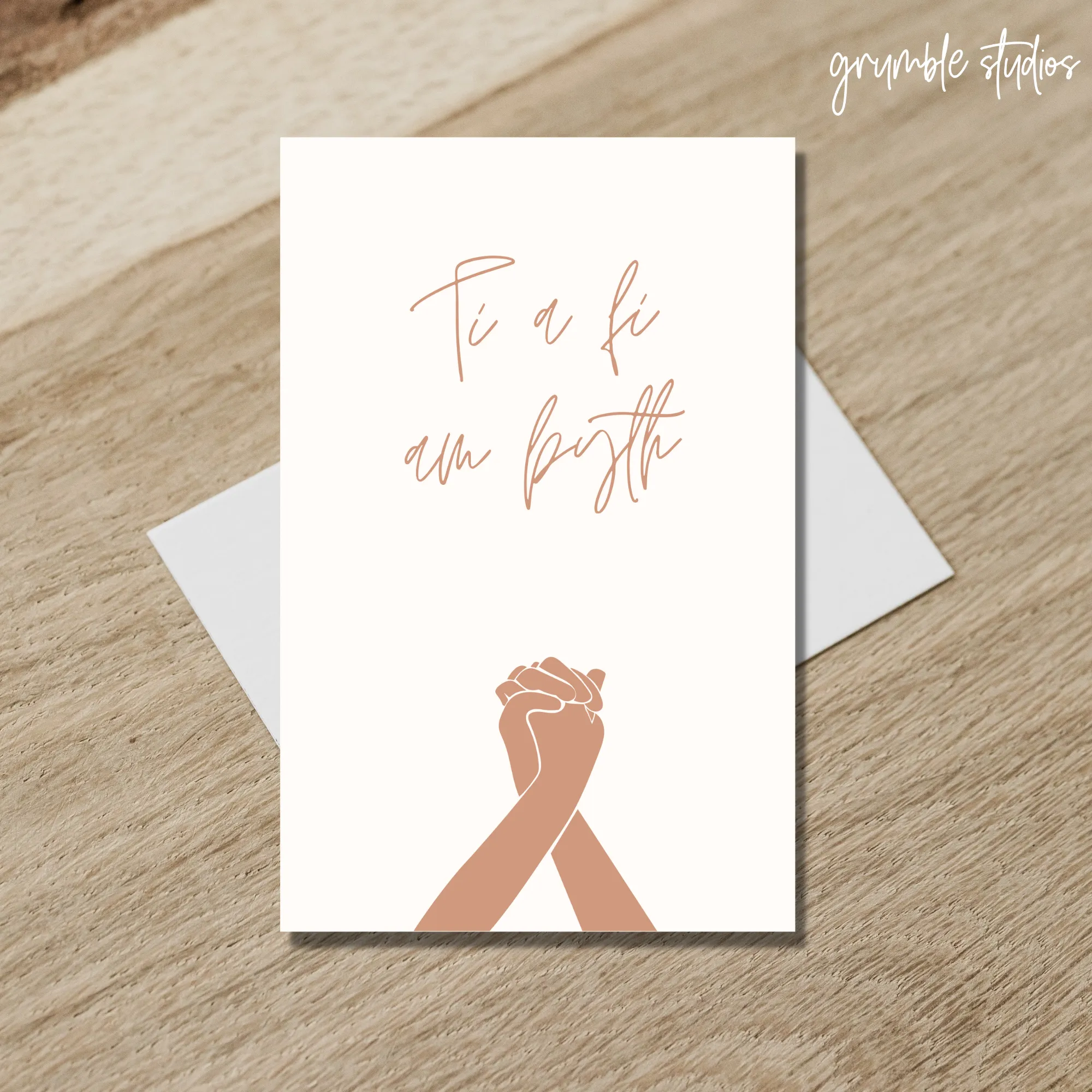Ti a Fi Welsh Card
