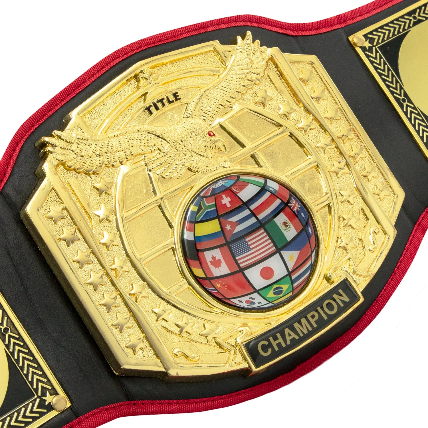TITLE Boxing Triple Platinum Title Belt