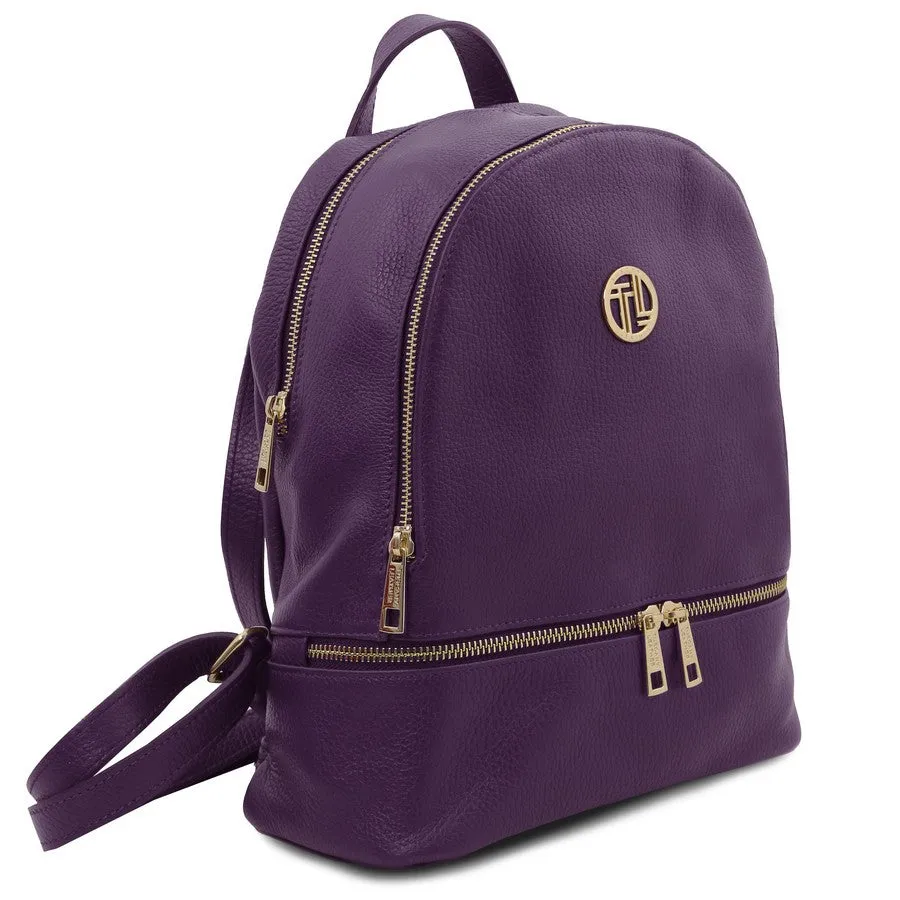TL BAG Ladies Small Leather Backpack