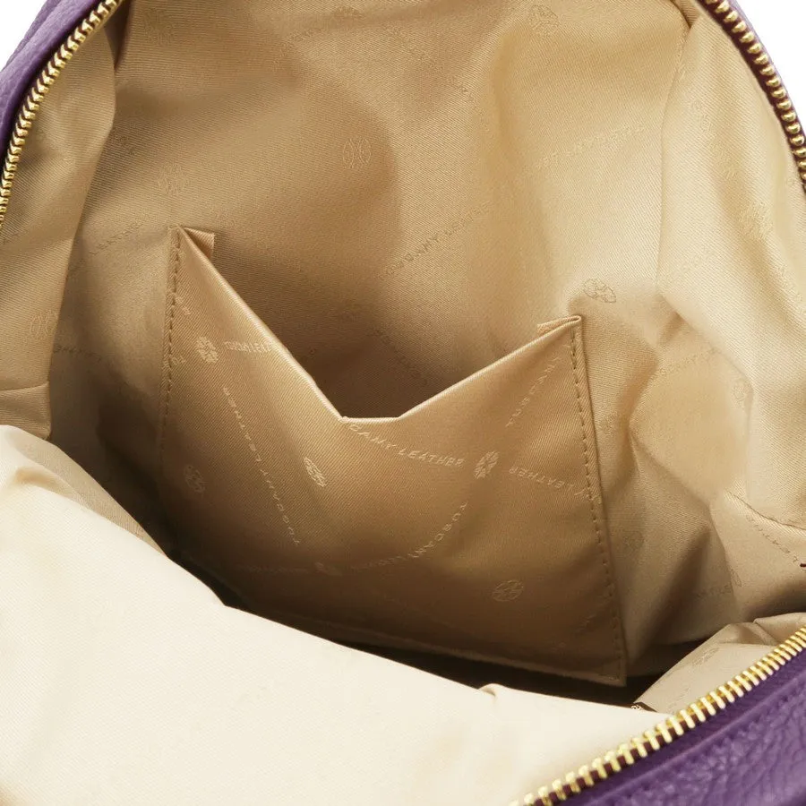 TL BAG Ladies Small Leather Backpack