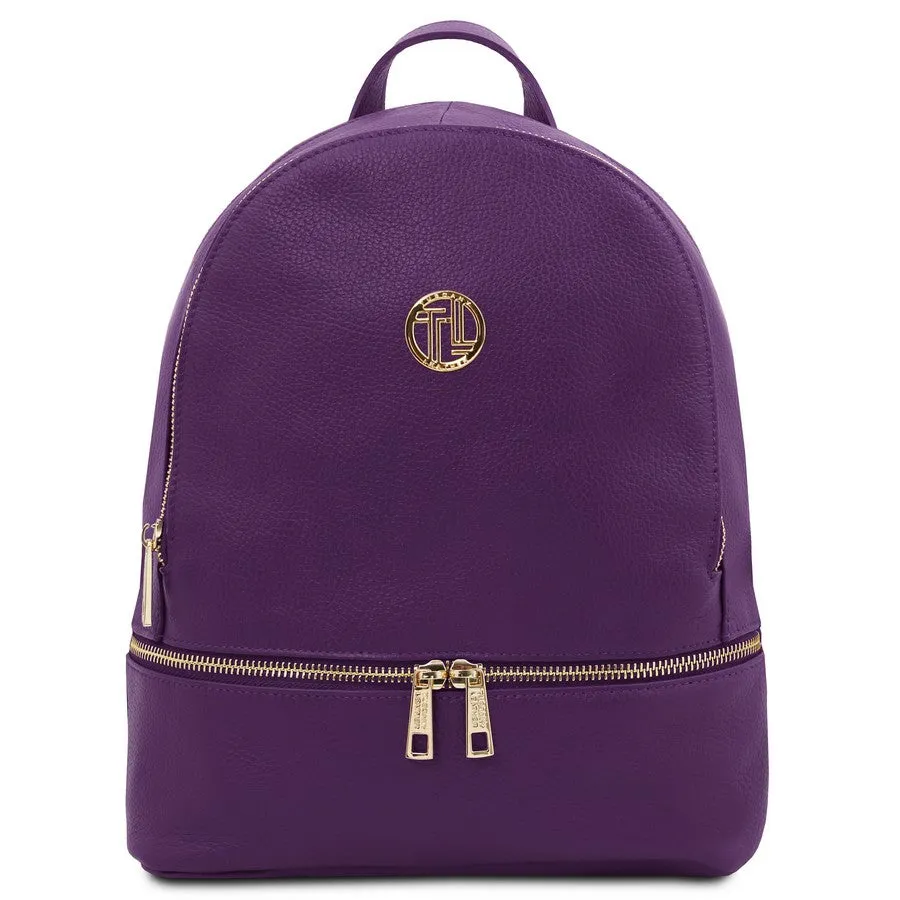 TL BAG Ladies Small Leather Backpack
