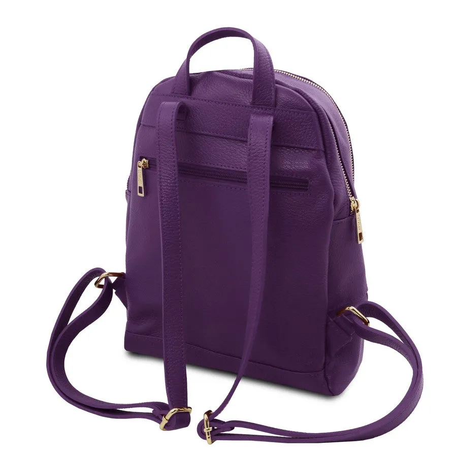 TL BAG Ladies Small Leather Backpack
