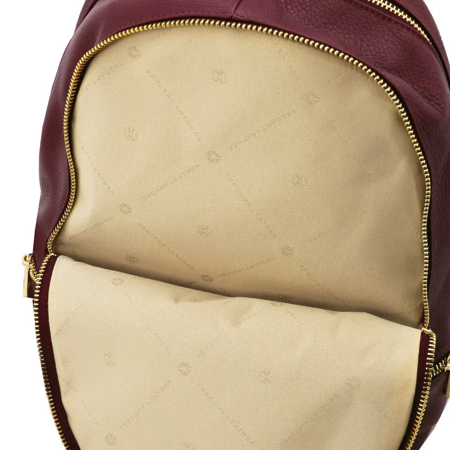 TL BAG Ladies Small Leather Backpack