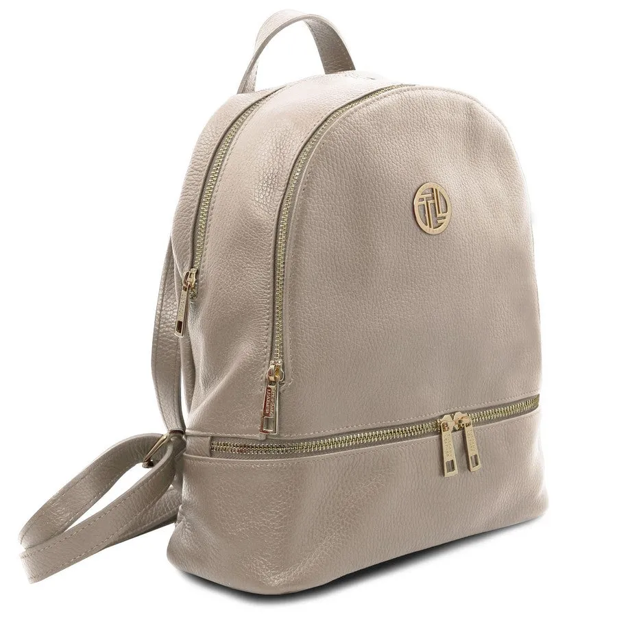 TL BAG Ladies Small Leather Backpack