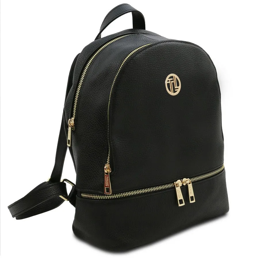 TL BAG Ladies Small Leather Backpack