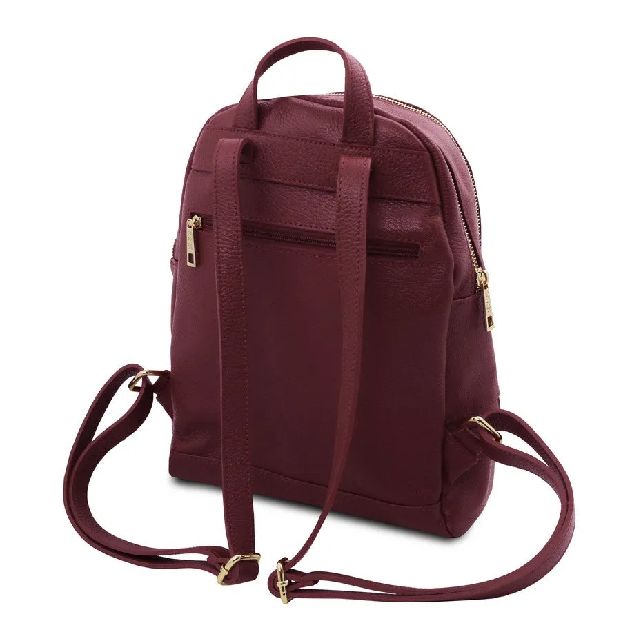 TL BAG Ladies Small Leather Backpack