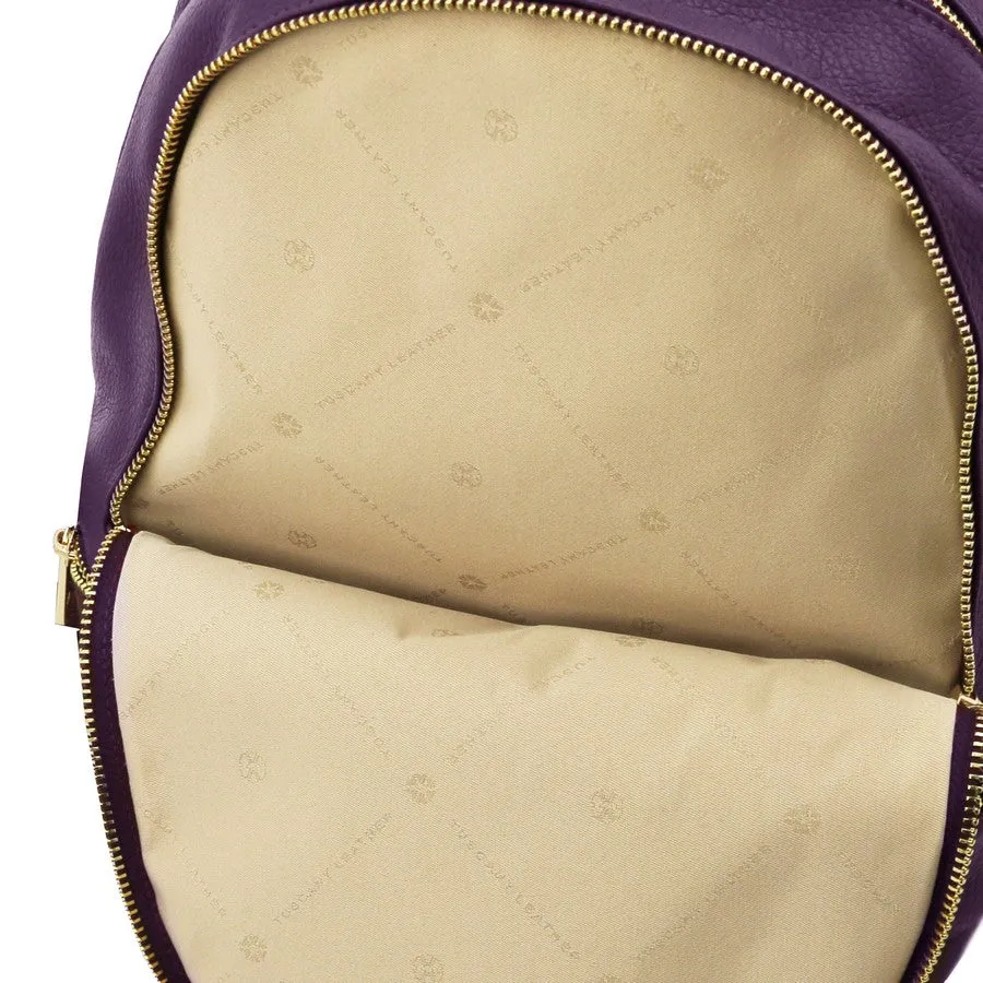 TL BAG Ladies Small Leather Backpack