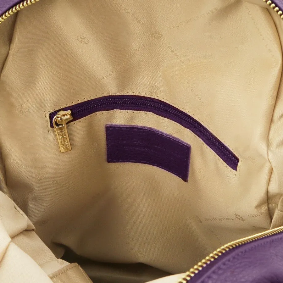 TL BAG Ladies Small Leather Backpack