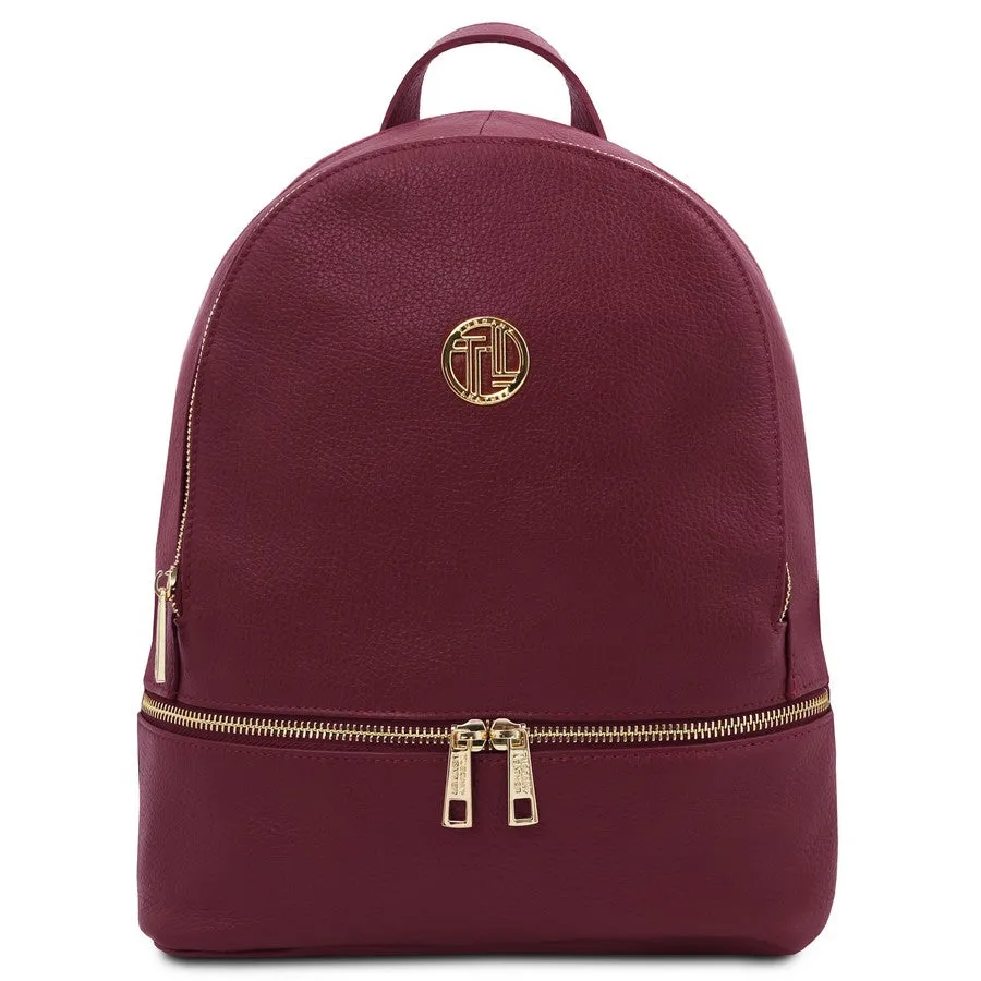 TL BAG Ladies Small Leather Backpack
