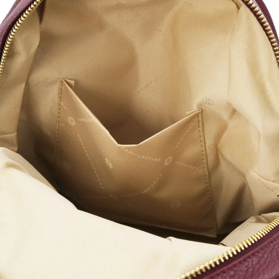 TL BAG Ladies Small Leather Backpack