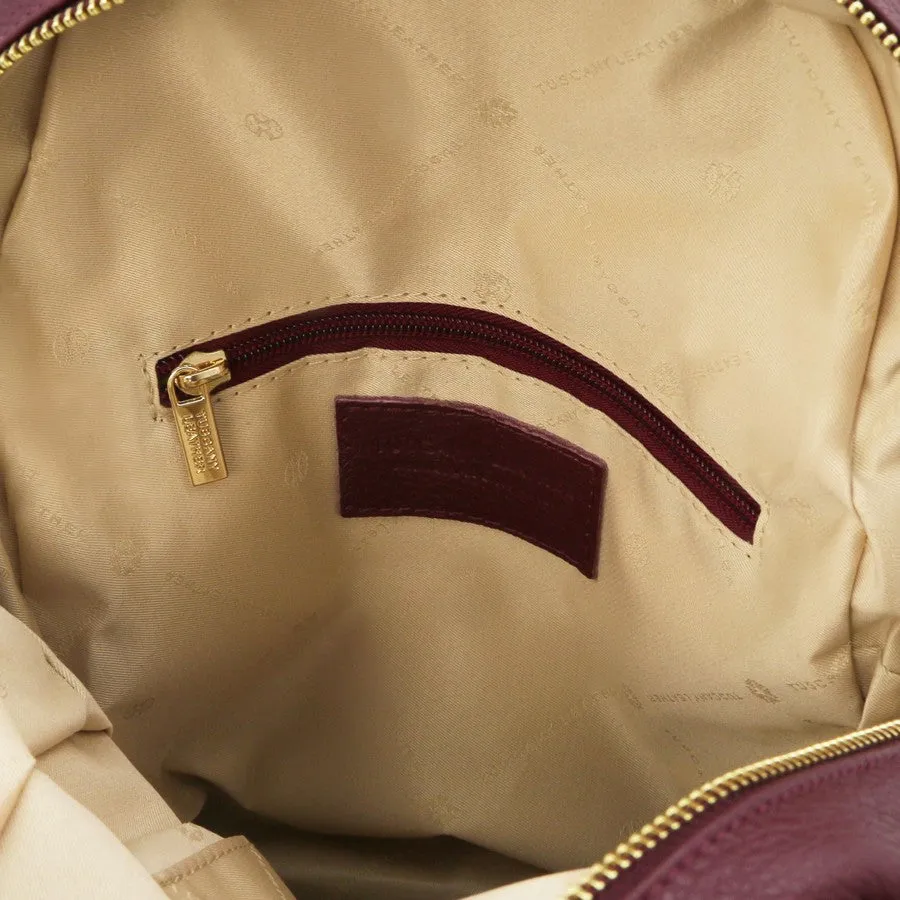 TL BAG Ladies Small Leather Backpack