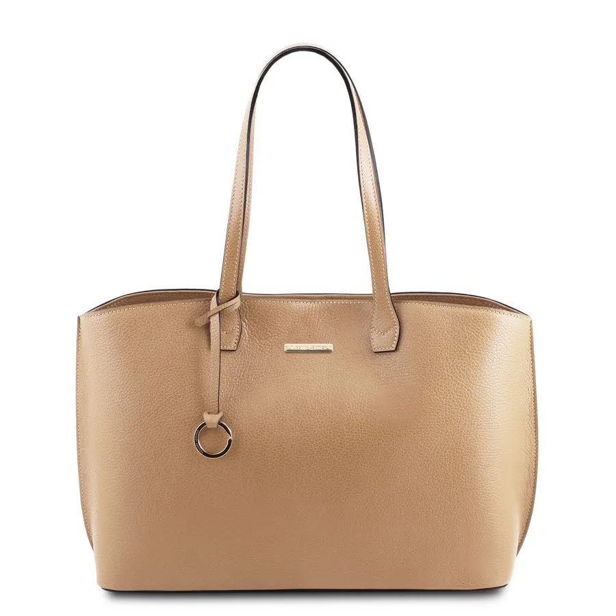 TL BAG Soft Leather Shopper Bag