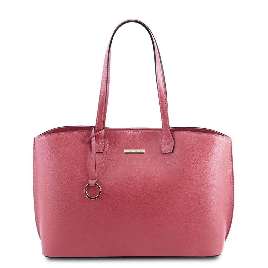 TL BAG Soft Leather Shopper Bag