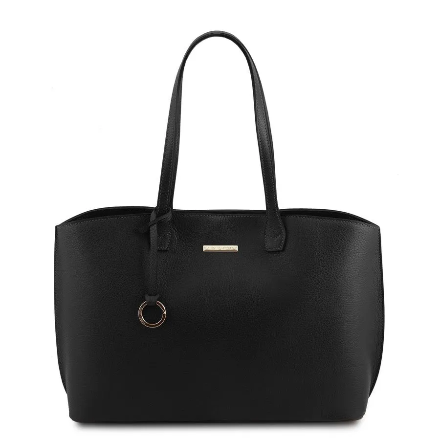 TL BAG Soft Leather Shopper Bag