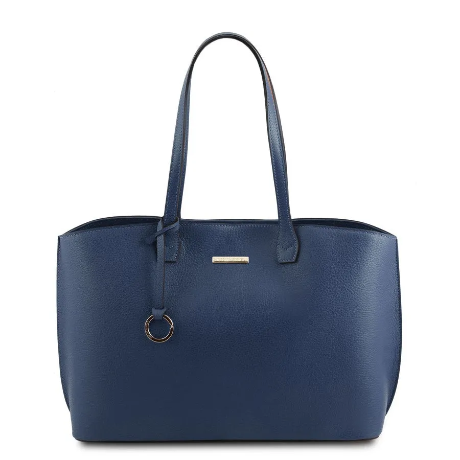 TL BAG Soft Leather Shopper Bag